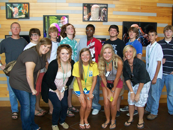 Front row, L to R:  Kateland Barr, Beulah; Amber Foster, Belzoni; Katie Locke, Vicksburg; Kelsey Collins, Caledonia; Joanna Sabine, Columbia - Back row, L to R:  Barry Bays, DMI Instructor; Caleb Chambers, Greenville; Clayton Norquist, Cleveland; Reed Smith, Clinton; Bob Sterling, Meridian; Curtis Nunnery, McComb; Starlin Browning, Pontotoc; Blake Henderson, Florien, LA; Cade Campbell, Cleveland